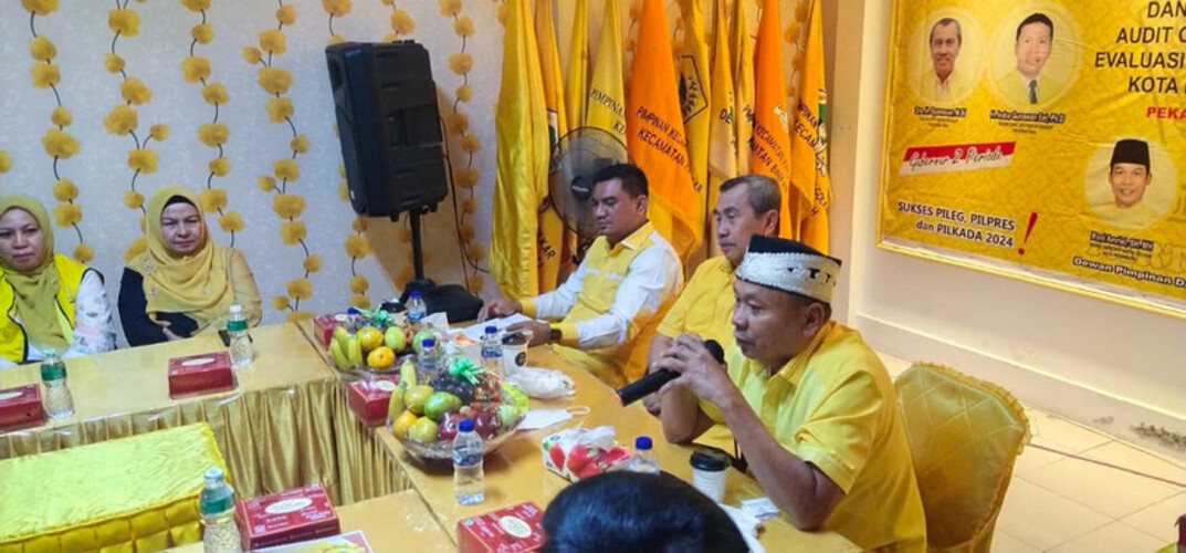 Audit dan Monev Golkar Kota Pekanbaru, Syamsuar Ajak Tingkatkan Militansi Kader